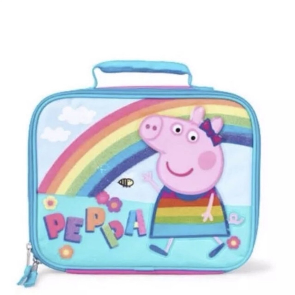 Peppa Pig Glitter Rainbow Lunch Box